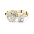 Vallorine 5.00 mm Diamond Ring