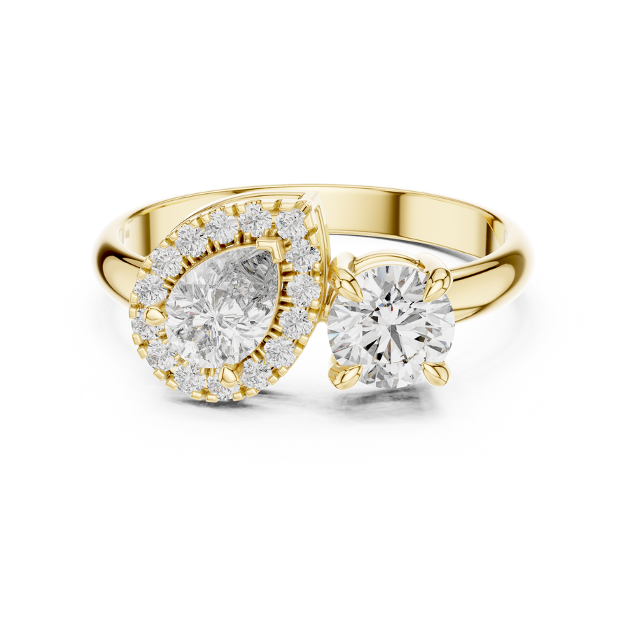 Vallorine 5.00 mm Diamond Ring