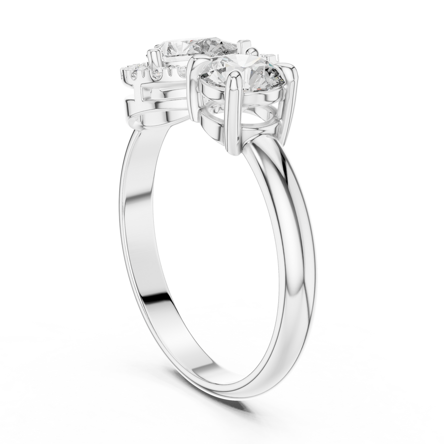 Vallorine 5.00 mm Diamond Ring