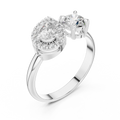Vallorine 5.00 mm Diamond Ring