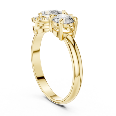 Vallorine 5.00 mm Diamond Ring