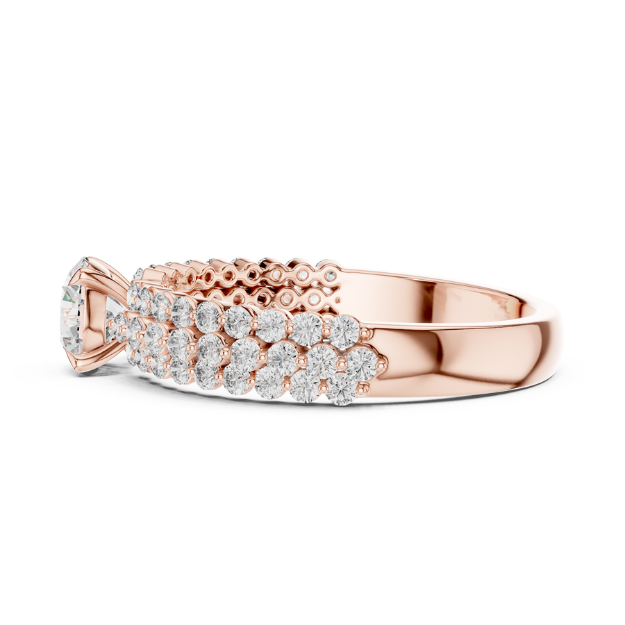 Zeloria 5.00 mm Diamond Ring