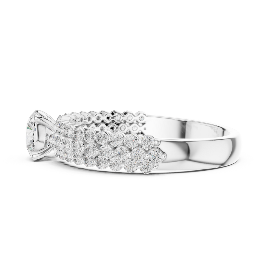 Zeloria 5.00 mm Diamond Ring