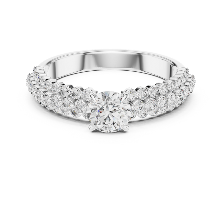Zeloria 5.00 mm Diamond Ring