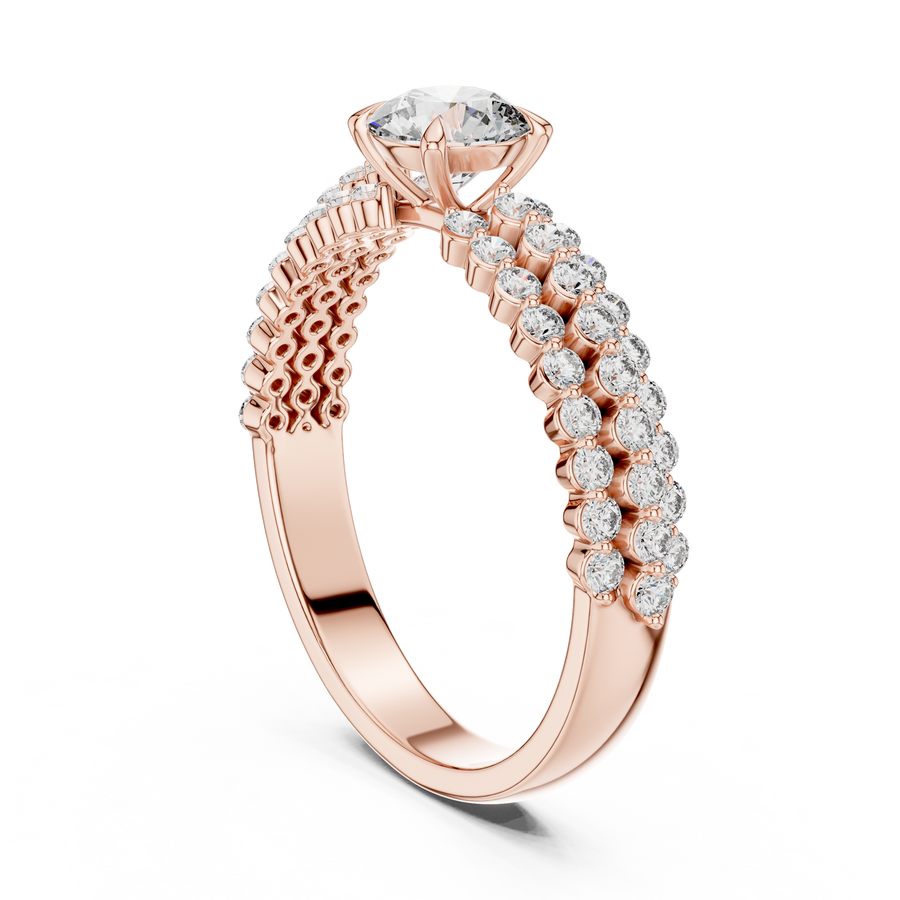 Zeloria 5.00 mm Diamond Ring