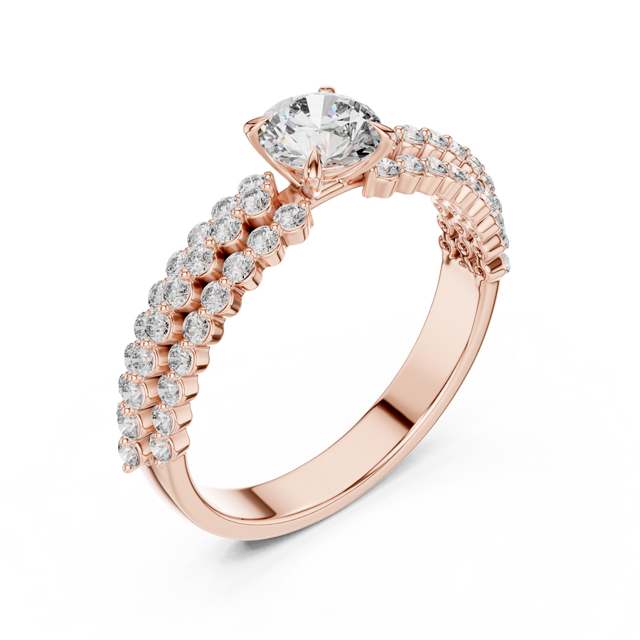 Zeloria 5.00 mm Diamond Ring