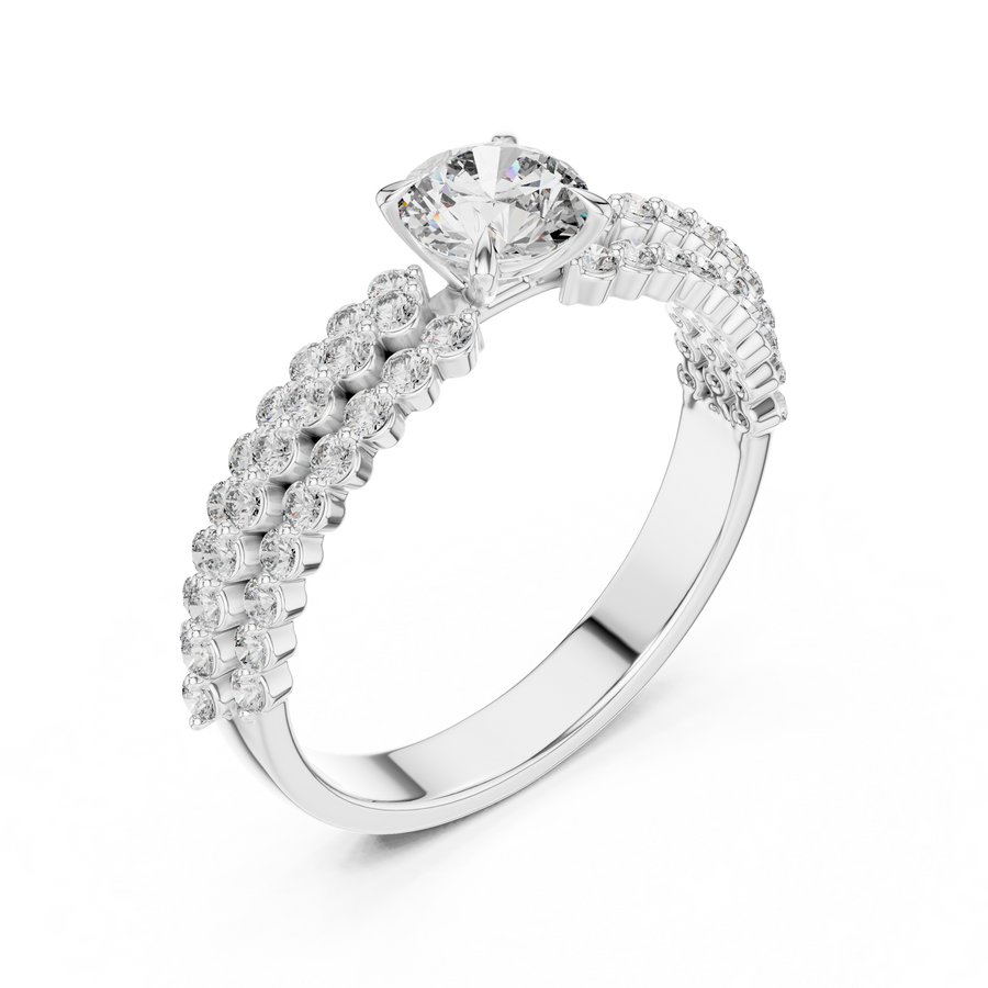 Zeloria 5.00 mm Diamond Ring