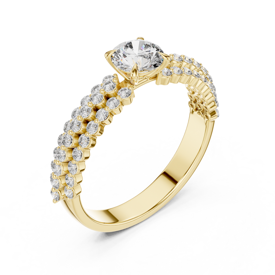 Zeloria 5.00 mm Diamond Ring