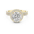 Cavelline 8.00 mm Diamond Ring