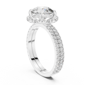 Cavelline 8.00 mm Diamond Ring