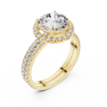 Cavelline 8.00 mm Diamond Ring