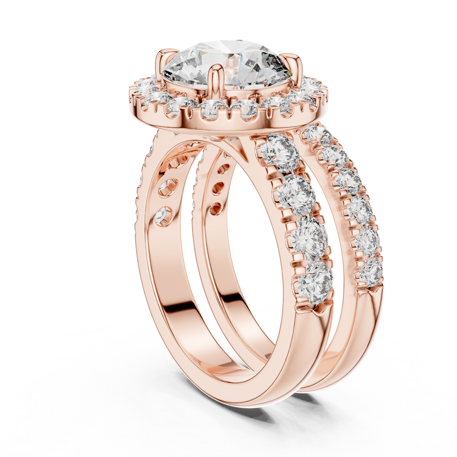 Zevrienne 9.10 mm Diamond Ring