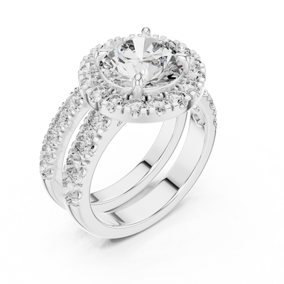 Zevrienne 9.10 mm Diamond Ring