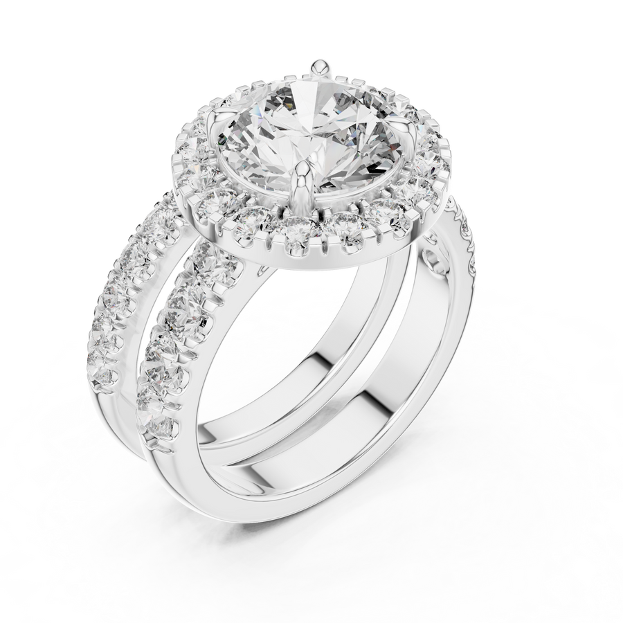 Zevrienne 9.10 mm Diamond Ring