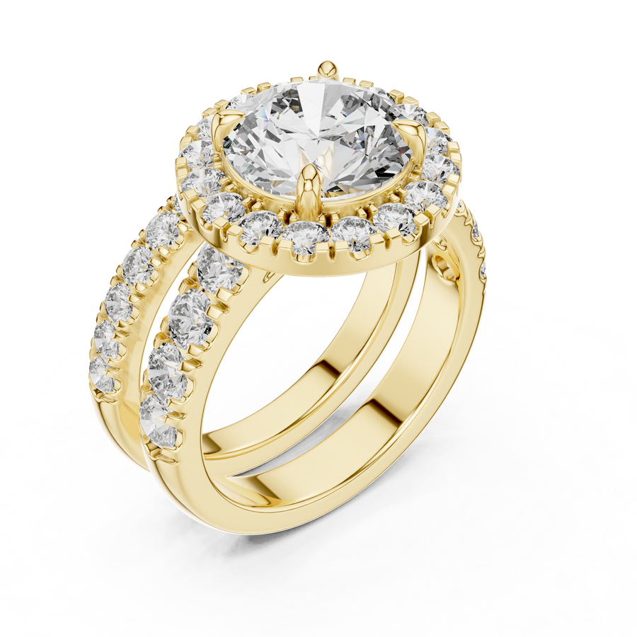 Zevrienne 9.10 mm Diamond Ring