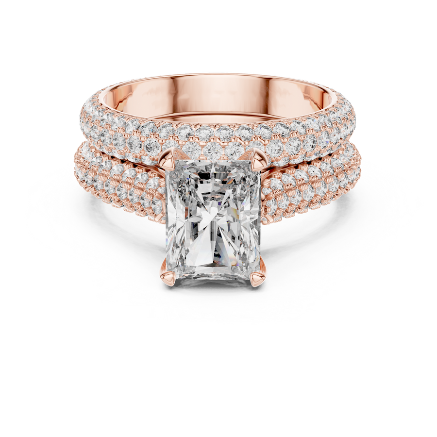Valessia 8.5 × 6.5 mm Diamond Ring
