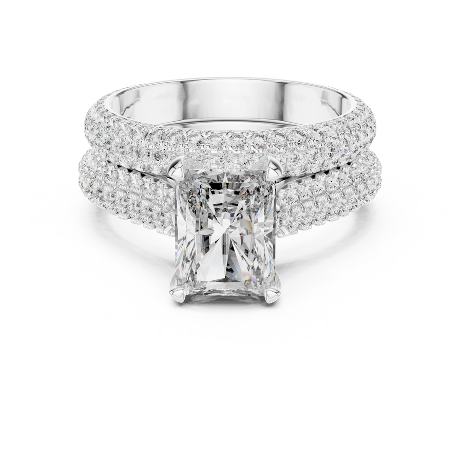 Valessia 8.5 × 6.5 mm Diamond Ring