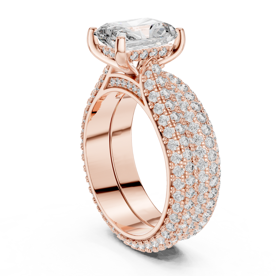 Valessia 8.5 × 6.5 mm Diamond Ring