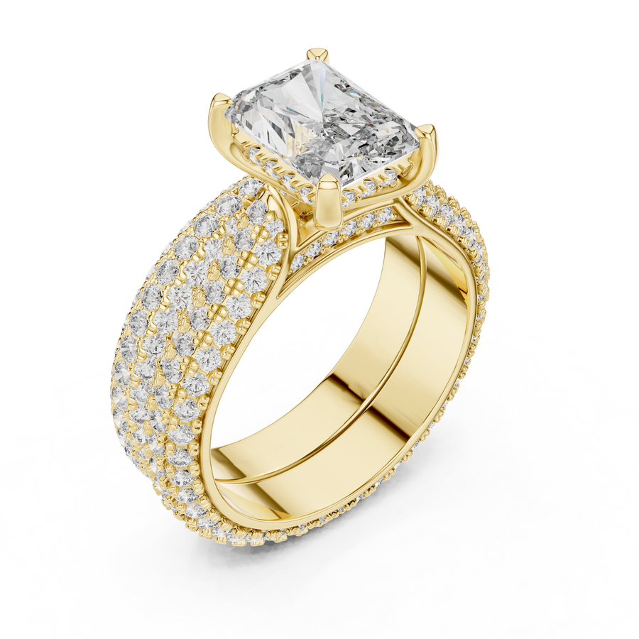Valessia 8.5 × 6.5 mm Diamond Ring