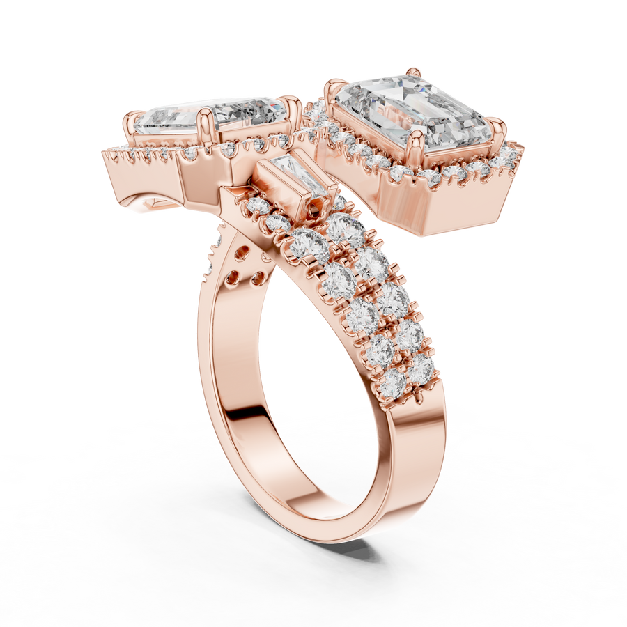 Vallienne 7.50 × 5.50 mm Diamond Ring