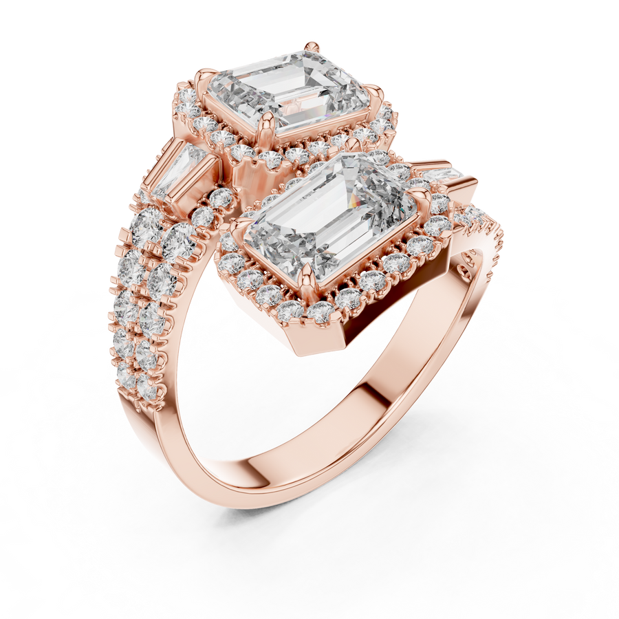 Vallienne 7.50 × 5.50 mm Diamond Ring