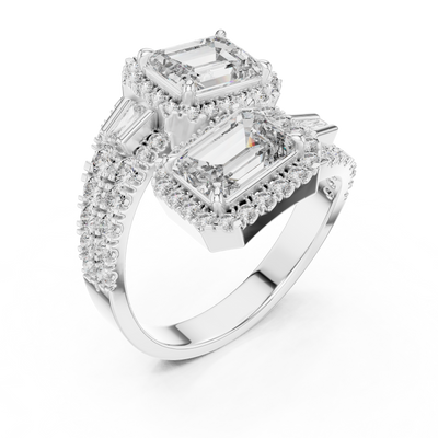 Vallienne 7.50 × 5.50 mm Diamond Ring