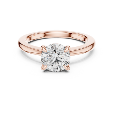 Cavelline 7.4 mm Diamond Ring