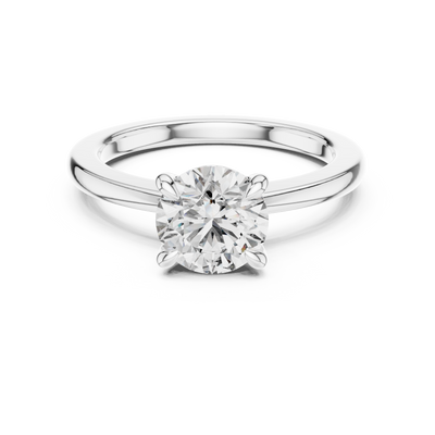 Cavelline 7.4 mm Diamond Ring