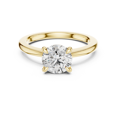 Cavelline 7.4 mm Diamond Ring