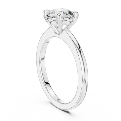 Cavelline 7.4 mm Diamond Ring