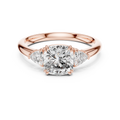Elarienne 7 mm  Diamond Ring
