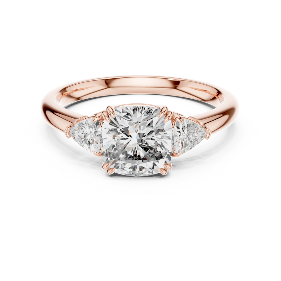Elarienne 7 mm  Diamond Ring