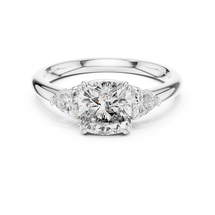 Elarienne 7 mm  Diamond Ring