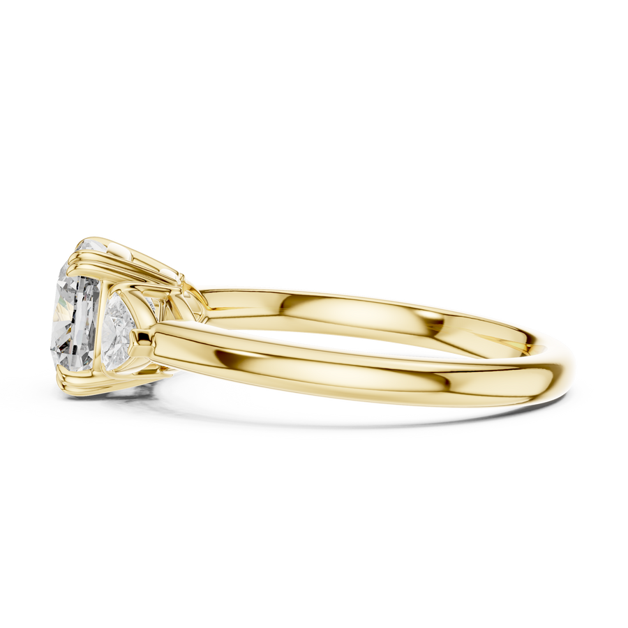 Elarienne 7 mm  Diamond Ring