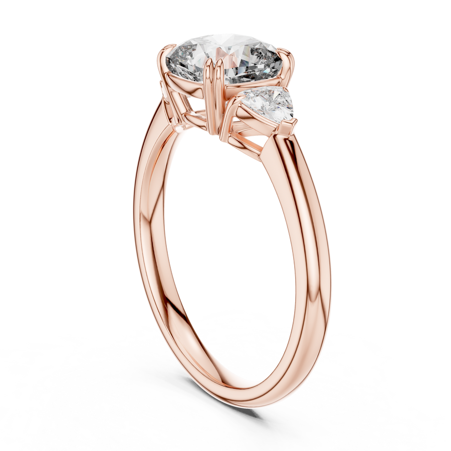 Elarienne 7 mm  Diamond Ring