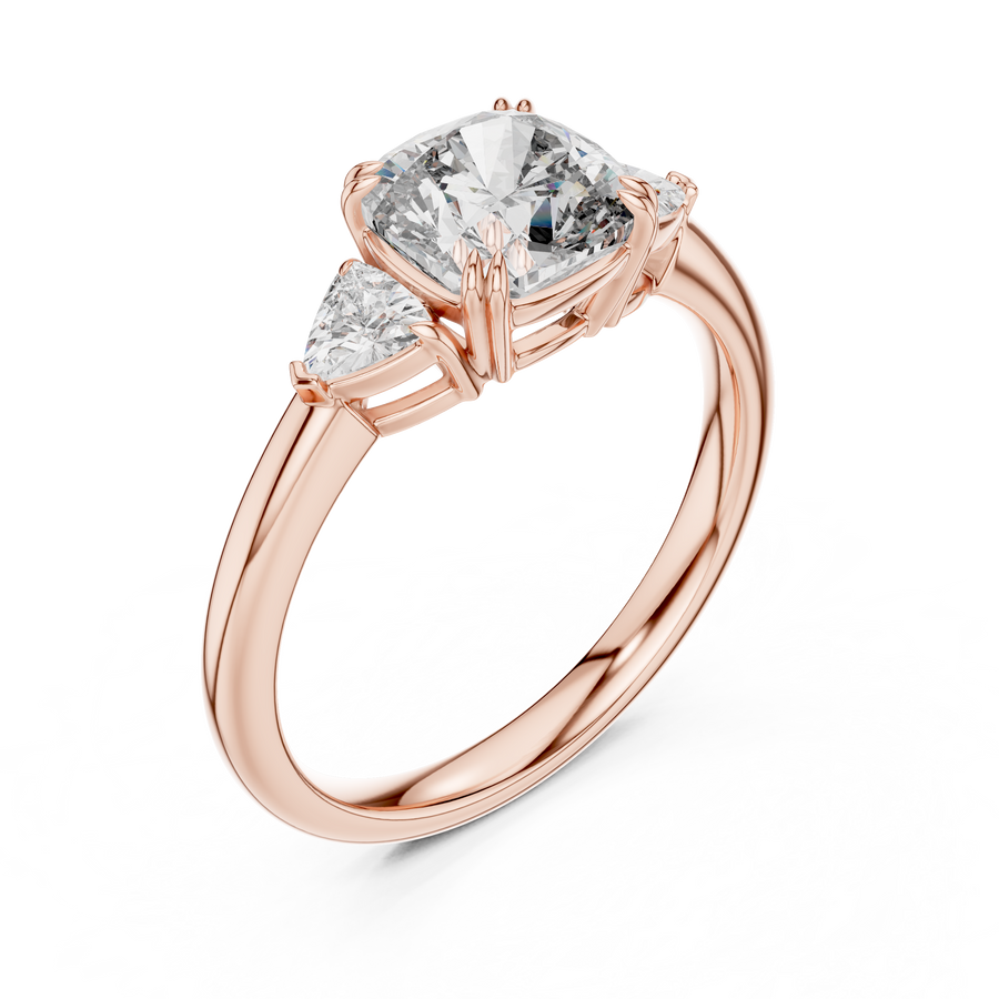 Elarienne 7 mm  Diamond Ring