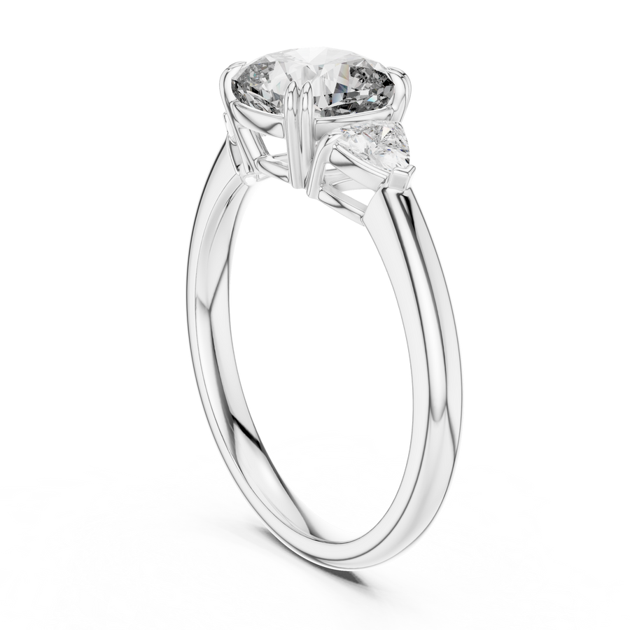 Elarienne 7 mm  Diamond Ring