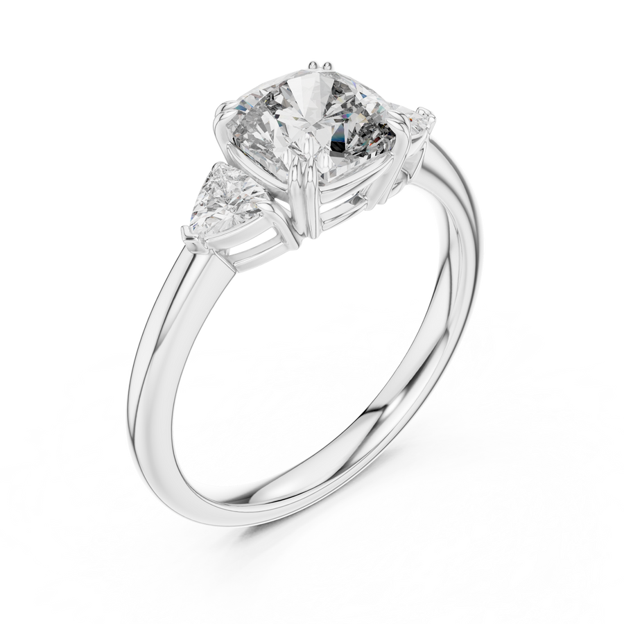 Elarienne 7 mm  Diamond Ring