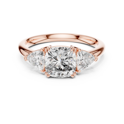 Elarienne 7 mm  Diamond Ring