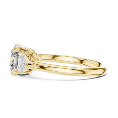 Elarienne 7 mm  Diamond Ring