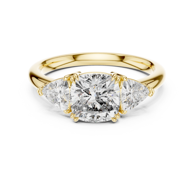 Elarienne 7 mm  Diamond Ring