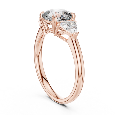 Elarienne 7 mm  Diamond Ring