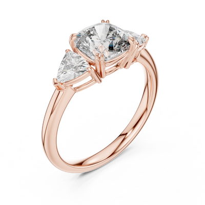 Elarienne 7 mm  Diamond Ring