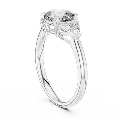 Elarienne 7 mm  Diamond Ring