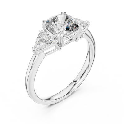 Elarienne 7 mm  Diamond Ring