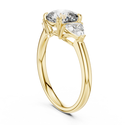 Elarienne 7 mm  Diamond Ring