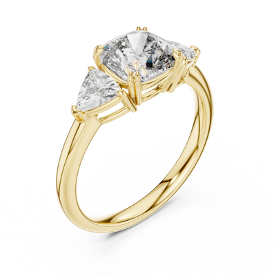 Elarienne 7 mm  Diamond Ring