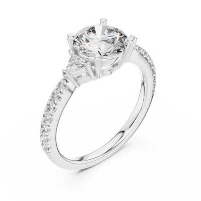 Zelphira 7.20 mm Diamond Ring
