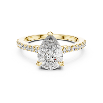 Zyvelle 10.00 × 7.00 mm  Diamond Ring