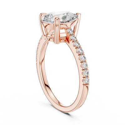 Zyvelle 10.00 × 7.00 mm  Diamond Ring